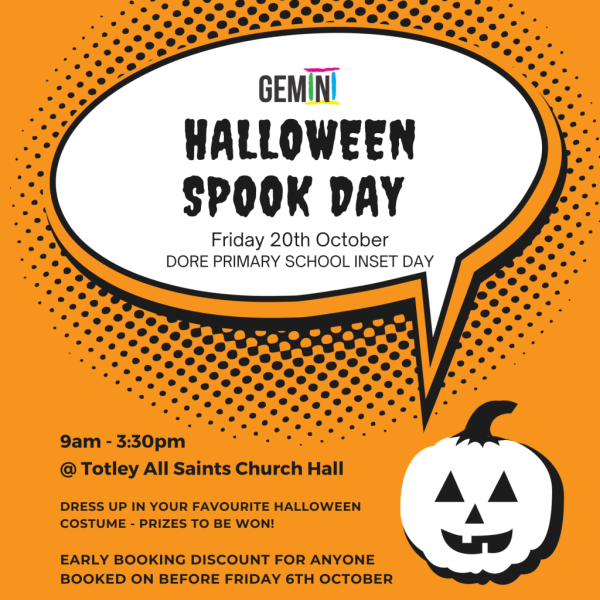 Inset Spook Day Friday 20th October